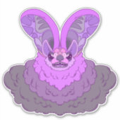 Elegantie in het donker sticker (Voorkant)