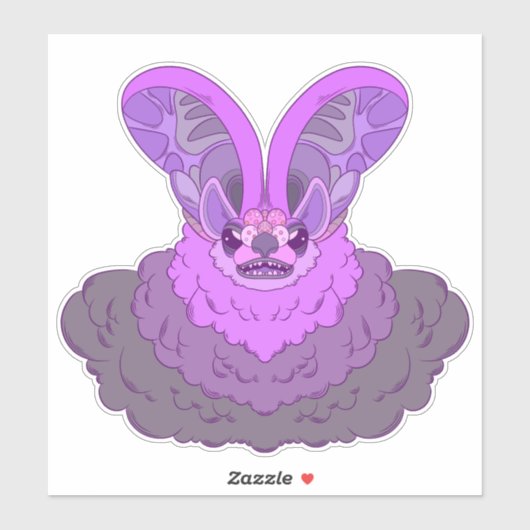 Elegantie in het donker sticker (Vel)