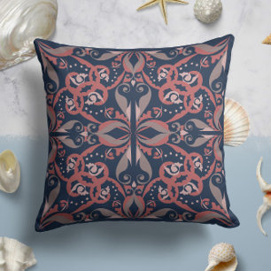 elegantie in Midnight Blue Kussen