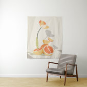 Elegantie in zwart-wit wandkleed (In situ)