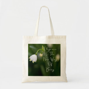 Elegantie is de nieuwe manier om groen tas te zijn