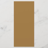 Elegantie Moderne Initialen bruiloft Menu (Achterkant)