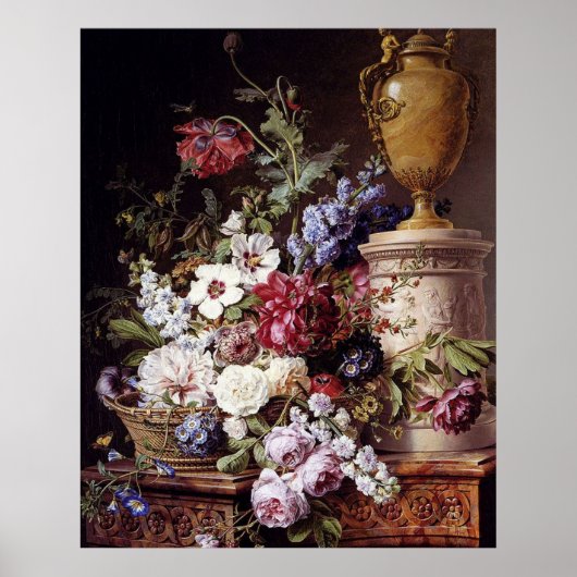 Elegantie natuur veroverde Van Spaendonck Poster (Voorkant)