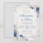 Elegantie onthuld: uw exclusieve uitnodiging (Voorkant / Achterkant)