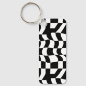 Elegantie opnieuw gedefinieerd: Abstracte vervormd Sleutelhanger (Voorkant)