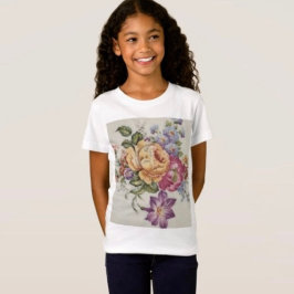 Elegantie: Porseleinen geïnspireerd Kinder T-shirt