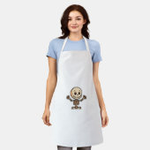 Elegantie:  tafel & keukenlinnen" schort (Gedragen)