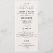  ELEGANTIE | TROUWMENU MENU (Voorkant)