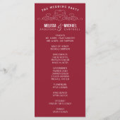  ELEGANTIE | TROUWPROGRAMMA PROGRAMMA (Achterkant)