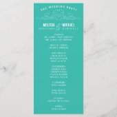 ELEGANTIE | TROUWPROGRAMMA PROGRAMMA (Achterkant)