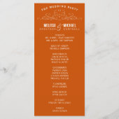 ELEGANTIE | TROUWPROGRAMMA PROGRAMMA (Achterkant)