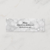 Elegantie van de Eiffeltoren Mini Visitekaartje (Achterkant)