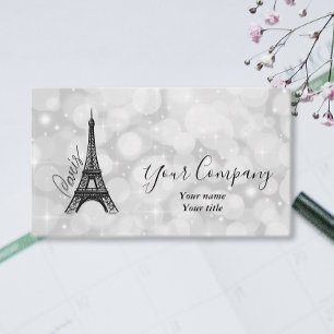 Elegantie van de Eiffeltoren Visitekaartje