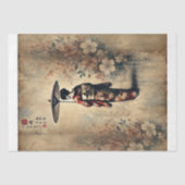 Elegantie van de Geisha – Decoupage Tissuepapier (Voorkant)