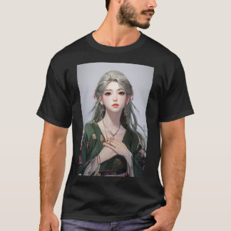 Elegantie van het feodale Japan: een door Manhwa g T-shirt