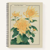 Elegantie van Japan: het Chrysanthemum Notitieboek (Voorkant)