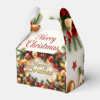 Elegantie van Kerstmis: een feestelijke viering Bedankdoosjes