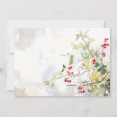 Elegantie voor het dinerfeest kaart (Achterkant)