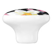 Elegantiepatroon met narcosemiddelen keramische knop (Zijkant)