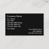 Élégants Cartes de visite immobiliers (Dos)