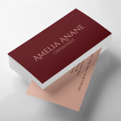 Élégants Cartes de visite professionnels propres