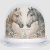 Élégants chevaux Ajouter une photo sur le dos Dome (Avant)