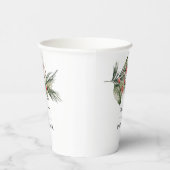 Élégants gobelets en papier avec papier aquarelle  (Droite)