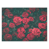 Élégants Roses dans l'art en fleurs| Nappe (Devant (Horizontal))