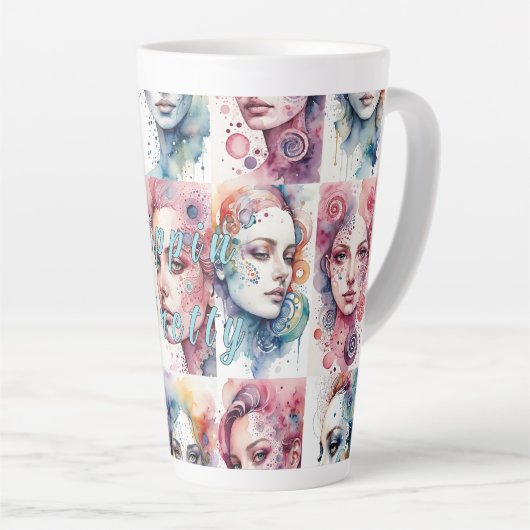 Eleganz 2 Latte-Mok Latte Mok (Rechterhoek)