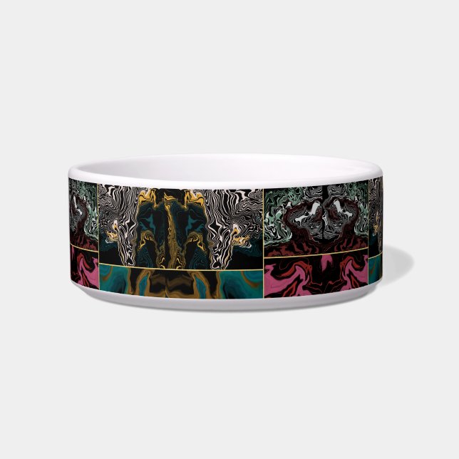 Elegent Abstract MARBLE Pattern Voerbakje (Voorkant)