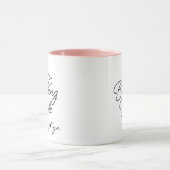 Elegent Blushing Bruid Bruiloft Mok (Midden)