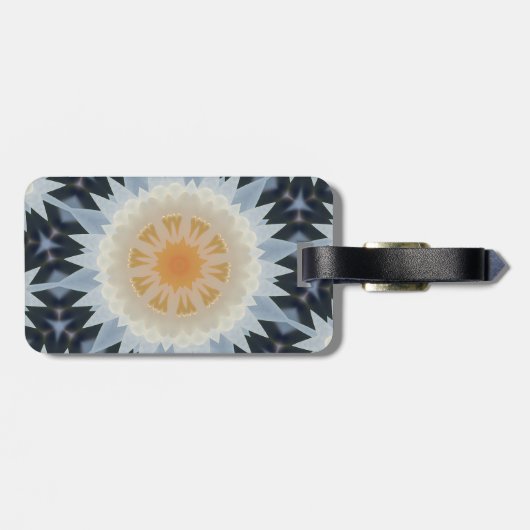 Elegent fractaal Bagagelabel (Achterkant horizontaal)