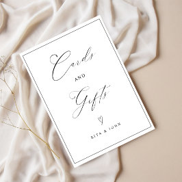 Elegent Kaarten en Gift Favoriet Trouwtafel Teken Poster