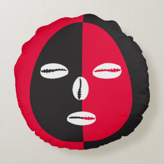Eleggua 2 Face Rond Kussen