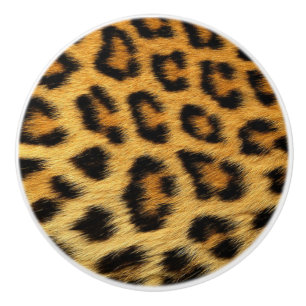 Elegnat Leopard Bont Skin - Rich Luxury Mode Keramische Knop
