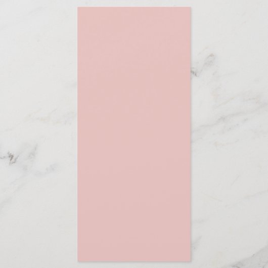 Elegnat Romantische Waterverf Bloemenbruiloft Menu (Achterkant)