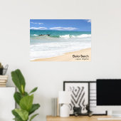 Eleko Beach, Lagos, Nigeria. Poster (Thuiskantoor)