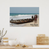 Eleko Beach, Lagos, Nigeria. Poster (Keuken)