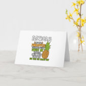 Elektrici zijn als ananassen. kaart (Gele Bloem)