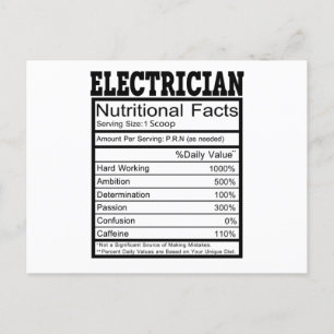 elektricien briefkaart