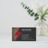 Elektricien Elektroaannemer Visitekaartje (Staand voorkant)