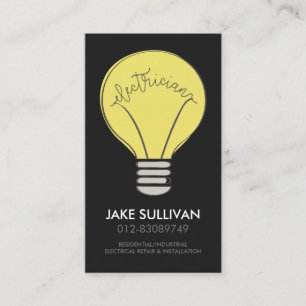 Elektricien Elektroaannemer Visitekaartje