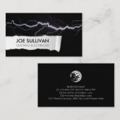 Elektricien Elektroaannemer Visitekaartje (Voorkant / Achterkant)