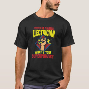 Elektricien Elektrotechnisch Ingenieur Lijnwerker T-shirt