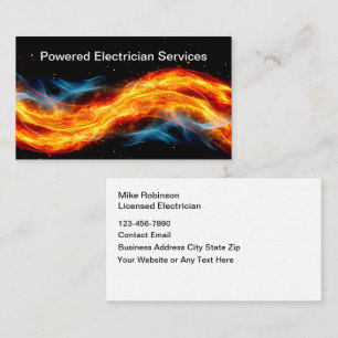 Elektricien Energie Visitekaartjes