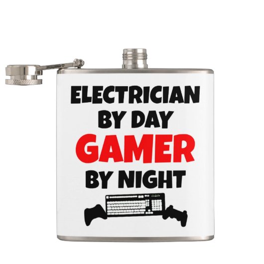 elektricien-gamer heupfles (Geopend)