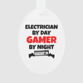 elektricien-gamer ornament (voorkant)