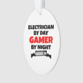 elektricien-gamer ornament (voorkant)