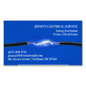 elektricien magnetisch visitekaartje (Voorkant)