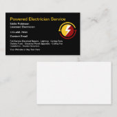 Elektricien Modern Design Visitekaartjes (Voorkant / Achterkant)
